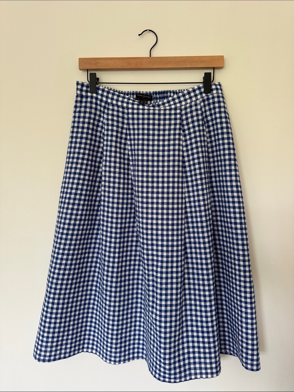 Banana Republic Blue and White Gingham Shirt